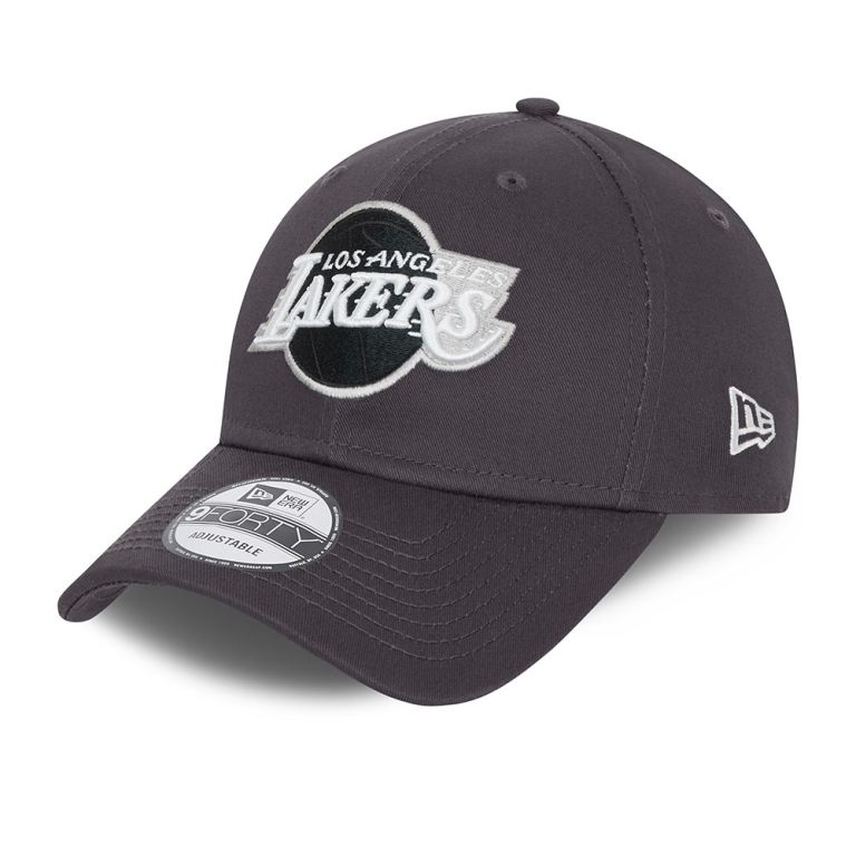 Gorras New Era 9forty Grises - LA Lakers NBA Grayscale 13056BZOQ